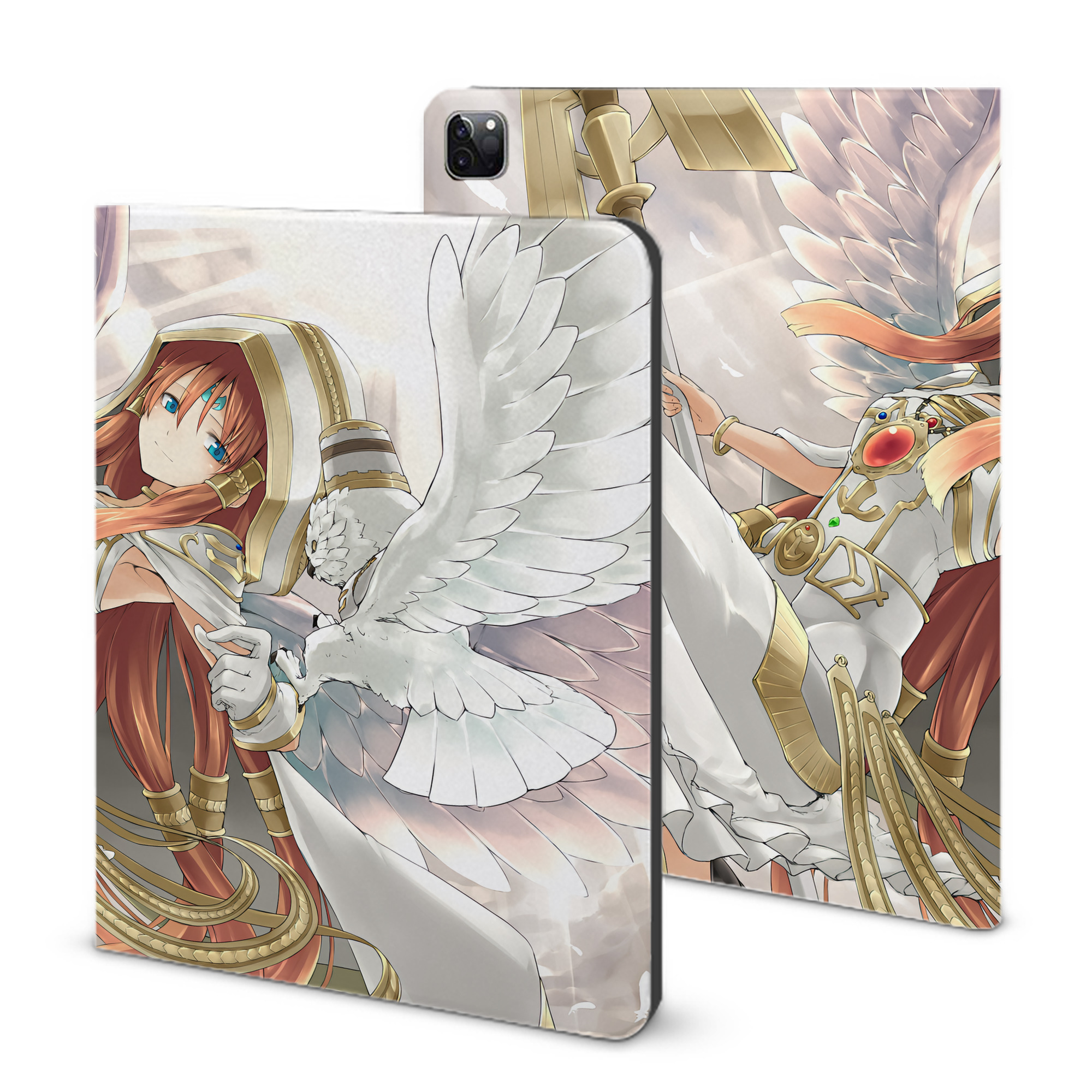 （画像用） 遊☆戯☆王 Yu-Gi-Oh! IPad ケース ブック型 PUレザー TPU 耐衝撃 軽量 薄型 ペン収納なし 全面保護 IPad 各モデル対応